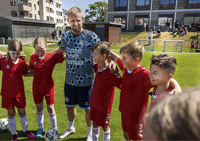[DK=20230608: Herrelandsholdet, U21-landsholdet og fodboldskoleb rn tr ner p Frederiksberg] [UK=20230608: Denmark Mens team practice at Frederiksberg]